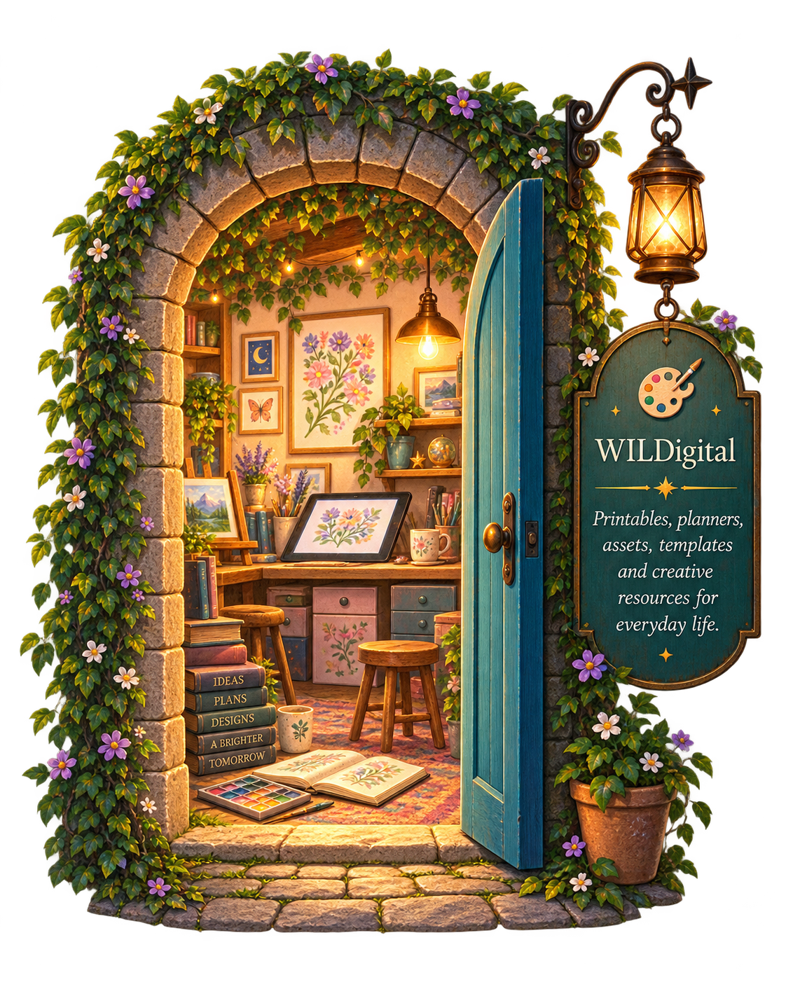 The future WILDigital doorway into a creative studio.